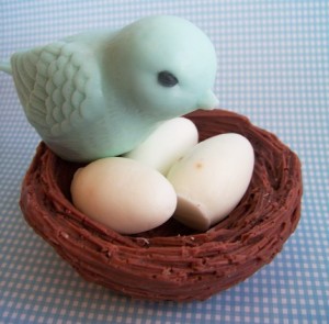 Bird Nest Set (bird, eggs, and nest all soap!)
