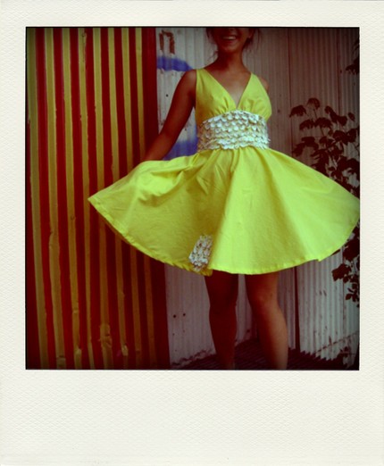 Canary Feather Sundress from Belle by Millicent