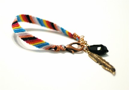 The Hyper Rainbow Frienship Charm Bracelet by LA Native