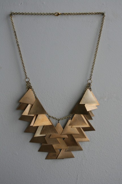 Triangle Cascade Necklace