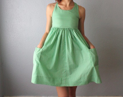 Spring Green Babydoll dress