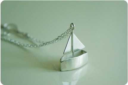 Little Toy Boat Necklace from Yellow Goat