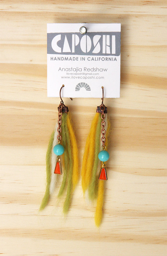 Caposhi Fiber Earrings