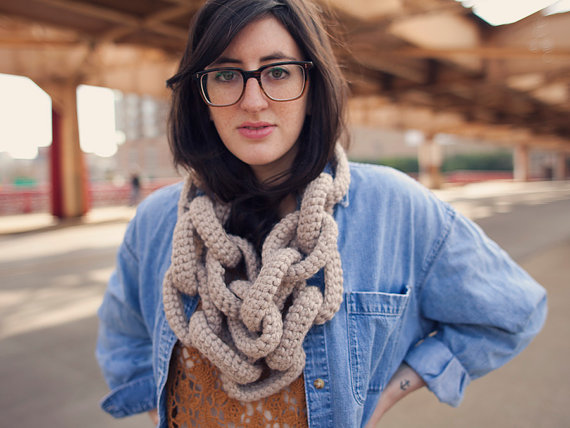 Chain Scarves from The Spotted Fawn