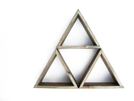 Set of 3 Triangle Shelves