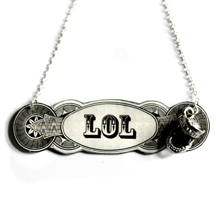 lol Necklace by Tilly Bloom