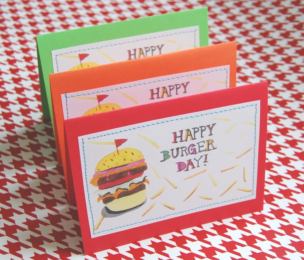 Happy Burger Day Card